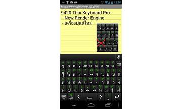 Thai for GOKeyboard for Android - Download the APK from Habererciyes